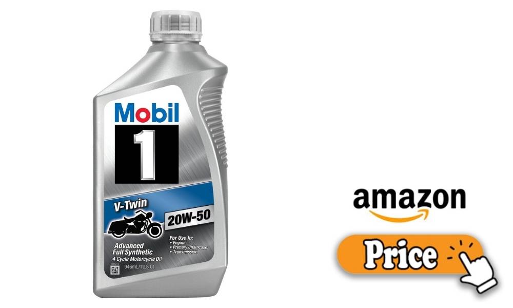 Mobil 1 96936 20W-50 V-Twin Synthetic Motocycle Motor Oil