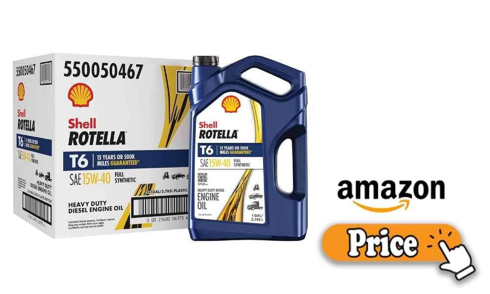Shell Rotella T6 Full Synthetic 15W-40 Motor Oil