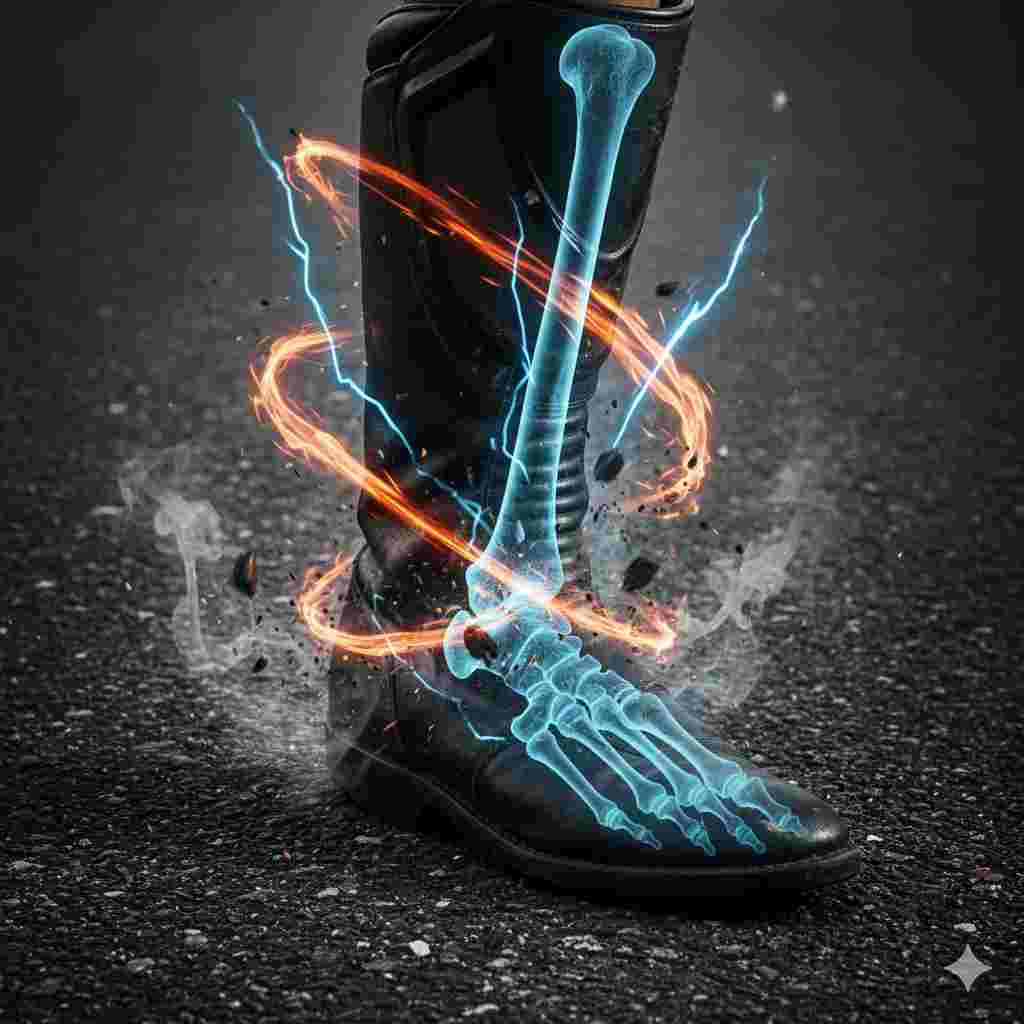 Are Vans Good For Motorcycle Riding? A Look at Safety 1 Foot and Ankle Dangers in a Motorcycle Crash