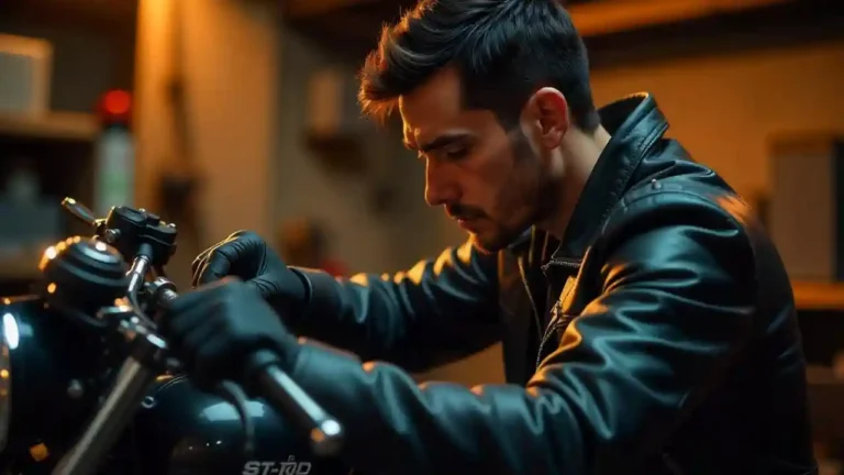 How to maintain the throttle and clutch cables motorcycle