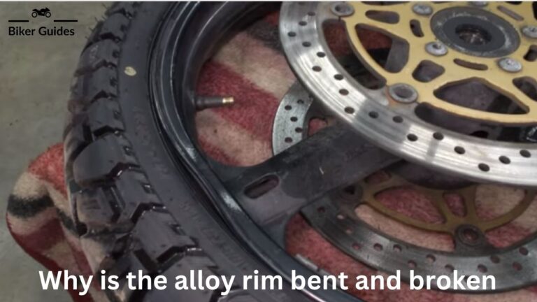 Why is the alloy rim bent and broken