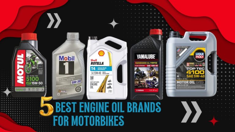 5 Best Engine Oil Brands for Motorbikes