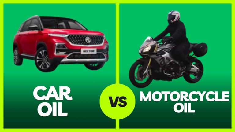 difference between bike engine oil and car engine oil