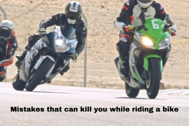 Mistakes that can kill you while riding a bike
