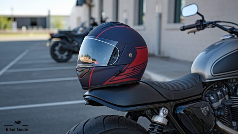 What to Do With Motorcycle Helmet When Parked