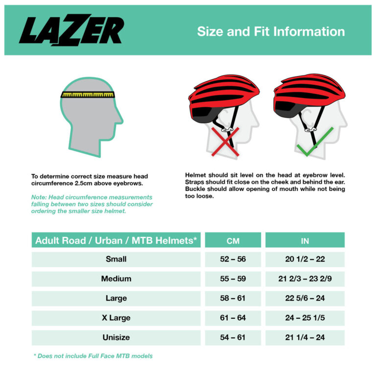 Bike Helmet Dimensions