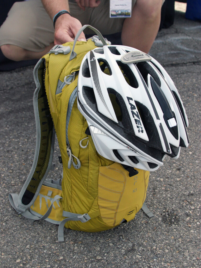 How To Attach Bike Helmet To Backpack