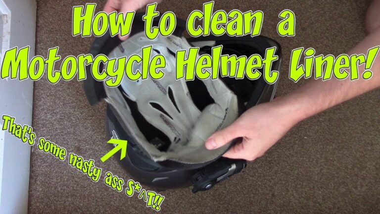 How to Wash Motorcycle Helmet Pads
