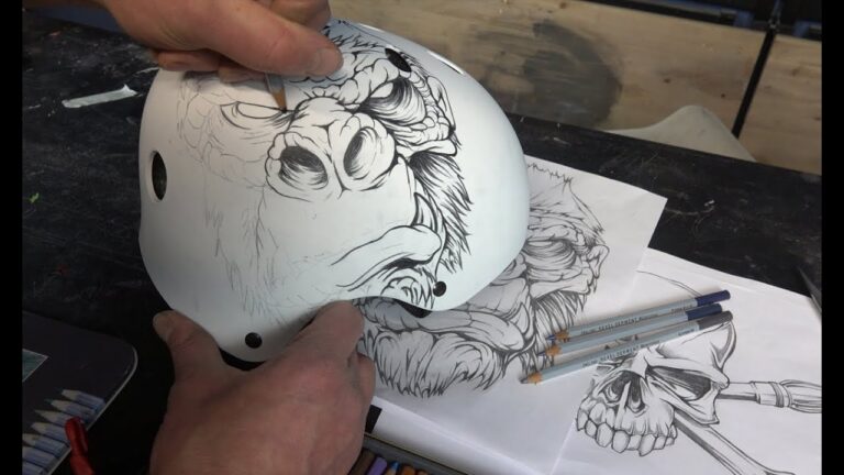 Motorcycle Helmet Painting Ideas