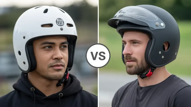 skateboard helmet vs motorcycle helmet