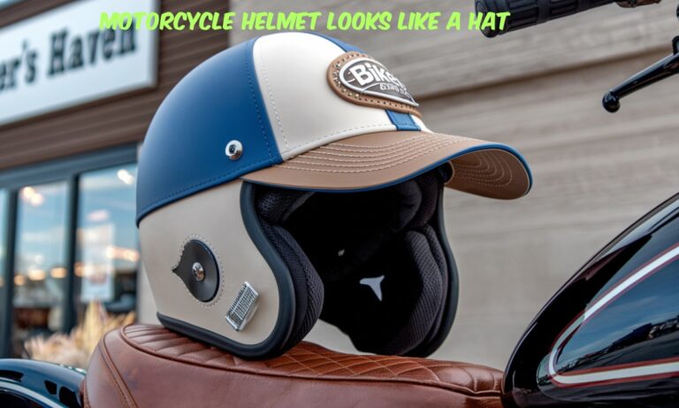 Motorcycle Helmet Looks Like a Hat