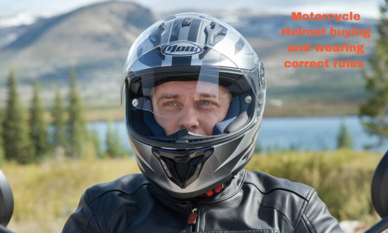 Motorcycle Helmet buying and wearing correct rules for 2025