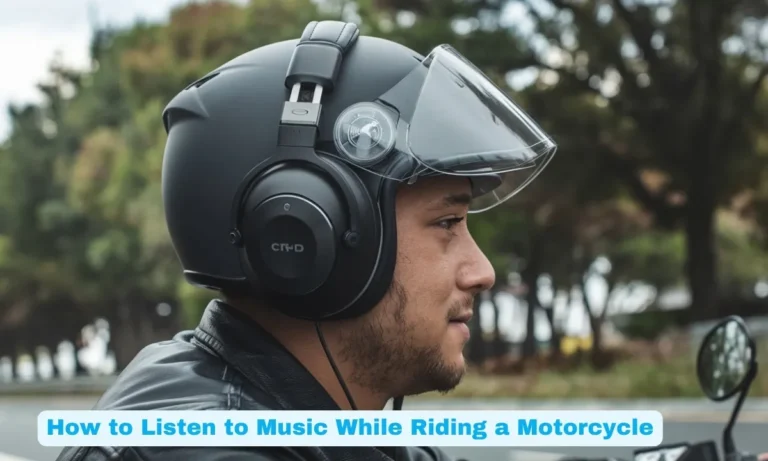 How to Listen to Music While Riding a Motorcycle