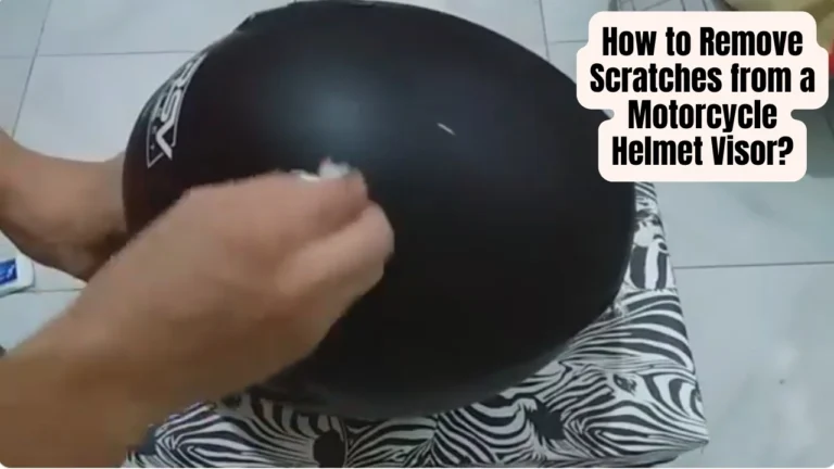 How to Remove Scratches from a Motorcycle Helmet Visor