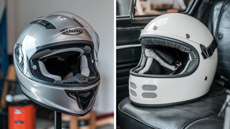 motorcycle helmet vs car helmet