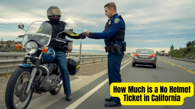 How Much is a No Helmet Ticket in California