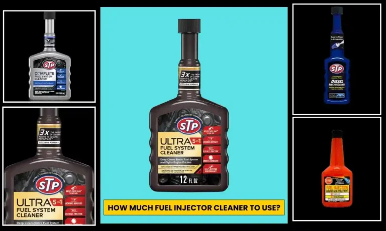 How much fuel injector cleaner to use