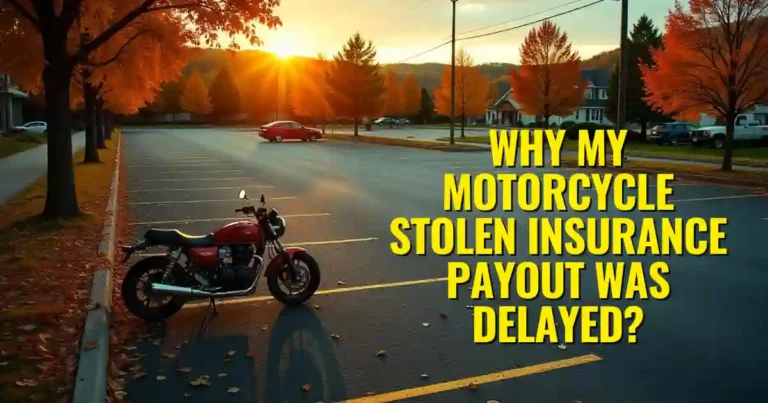 Motorcycle Stolen Insurance Payout