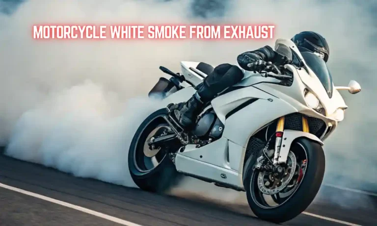 Motorcycle White Smoke From Exhaust