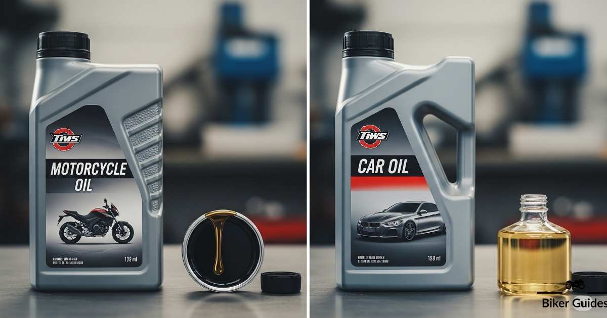 Motorcycle oil vs car oil