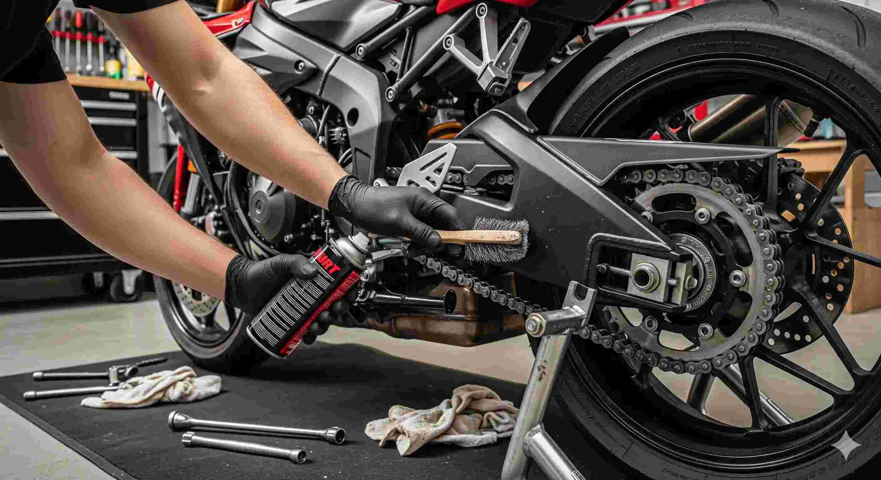  motorcycle chain maintenance