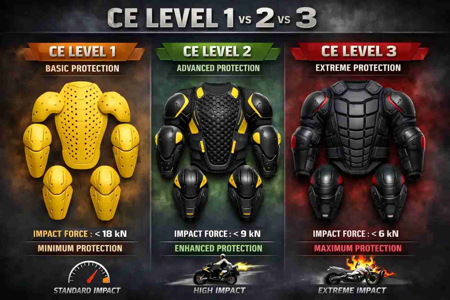 CE level 1 vs 2 vs 3