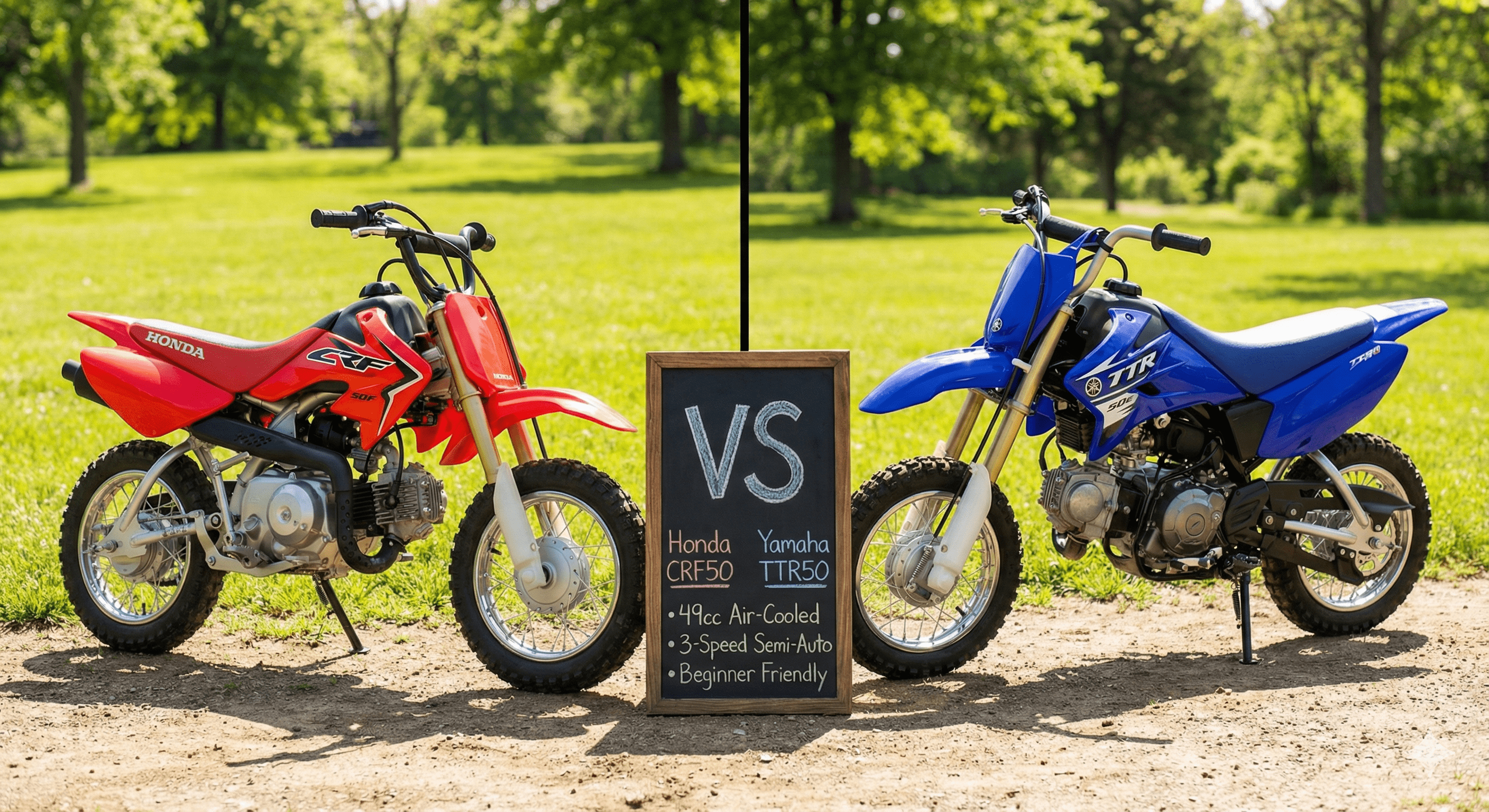 Crf50 vs Ttr50
