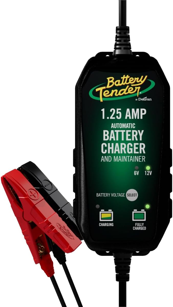 7 Best Lithium Motorcycle Battery Charger 2026: Expert Tested 6 Battery Tender Plus 1.25 Amp 6V/12V Battery Charger and Maintainer for