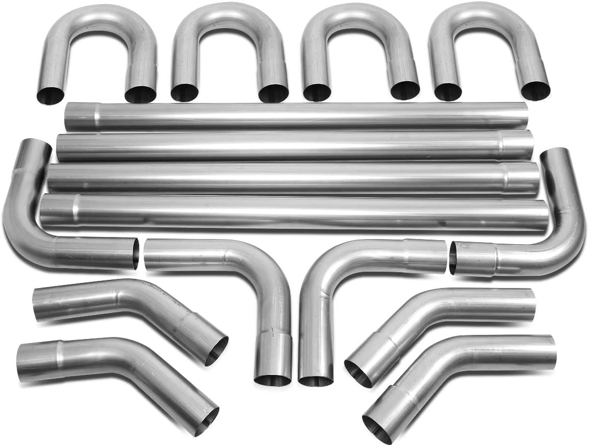 DNA MOTORING ZTL-30RAW 16-Piece 3 Inch Mild Steel DIY Custom Mandrel E