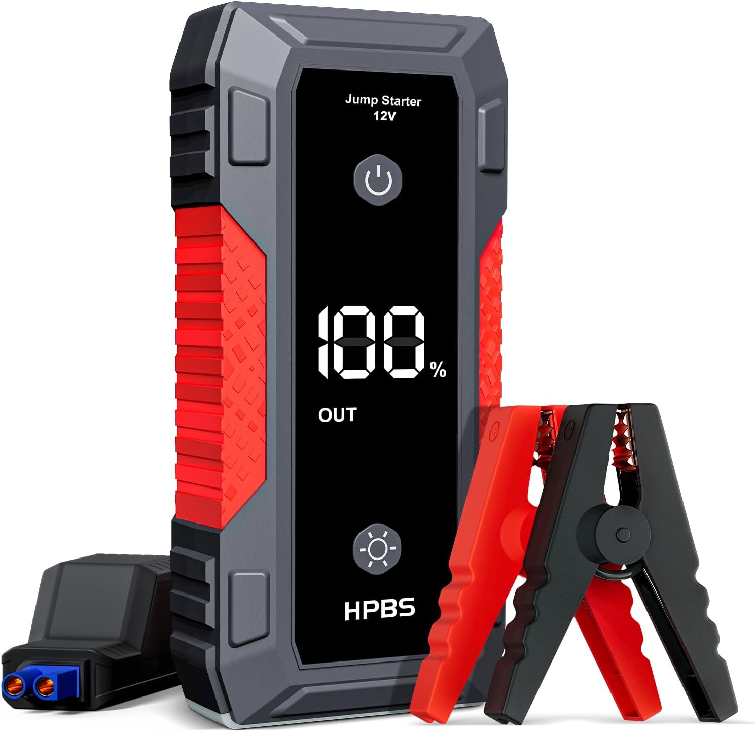 H50 Portable 5000A Jump Starter for 10L Gas/8.0L Diesel Engines with 3.0" LCD Display