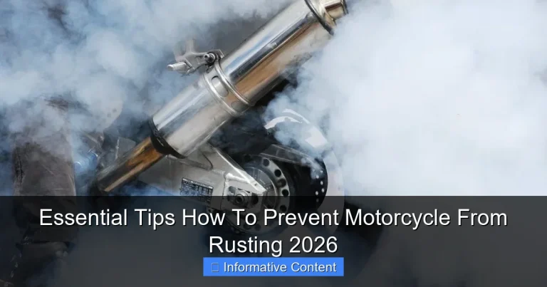 Essential Tips How To Prevent Motorcycle From Rusting 2026