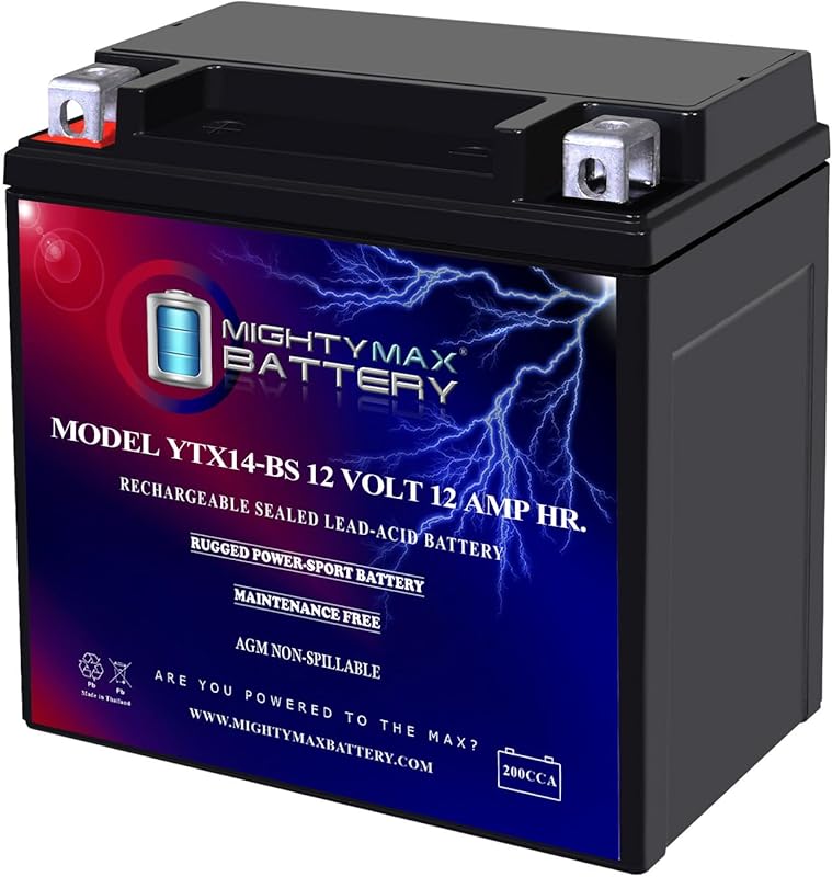 Top 5 Lithium Batteries for Harley Davidson: Expert Picks 2026 4 12V 12Ah Motorcycle Battery with 200 CCA – Maintenance Free SLA AGM