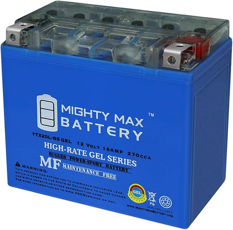 Top 5 Lithium Batteries for Harley Davidson: Expert Picks 2026 3 12V 18Ah GEL Motorcycle Battery with 270 CCA – Maintenance Free SLA AGM
