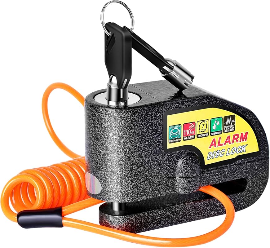 Waterproof Anti-Theft Motorcycle Alarm Disc Lock