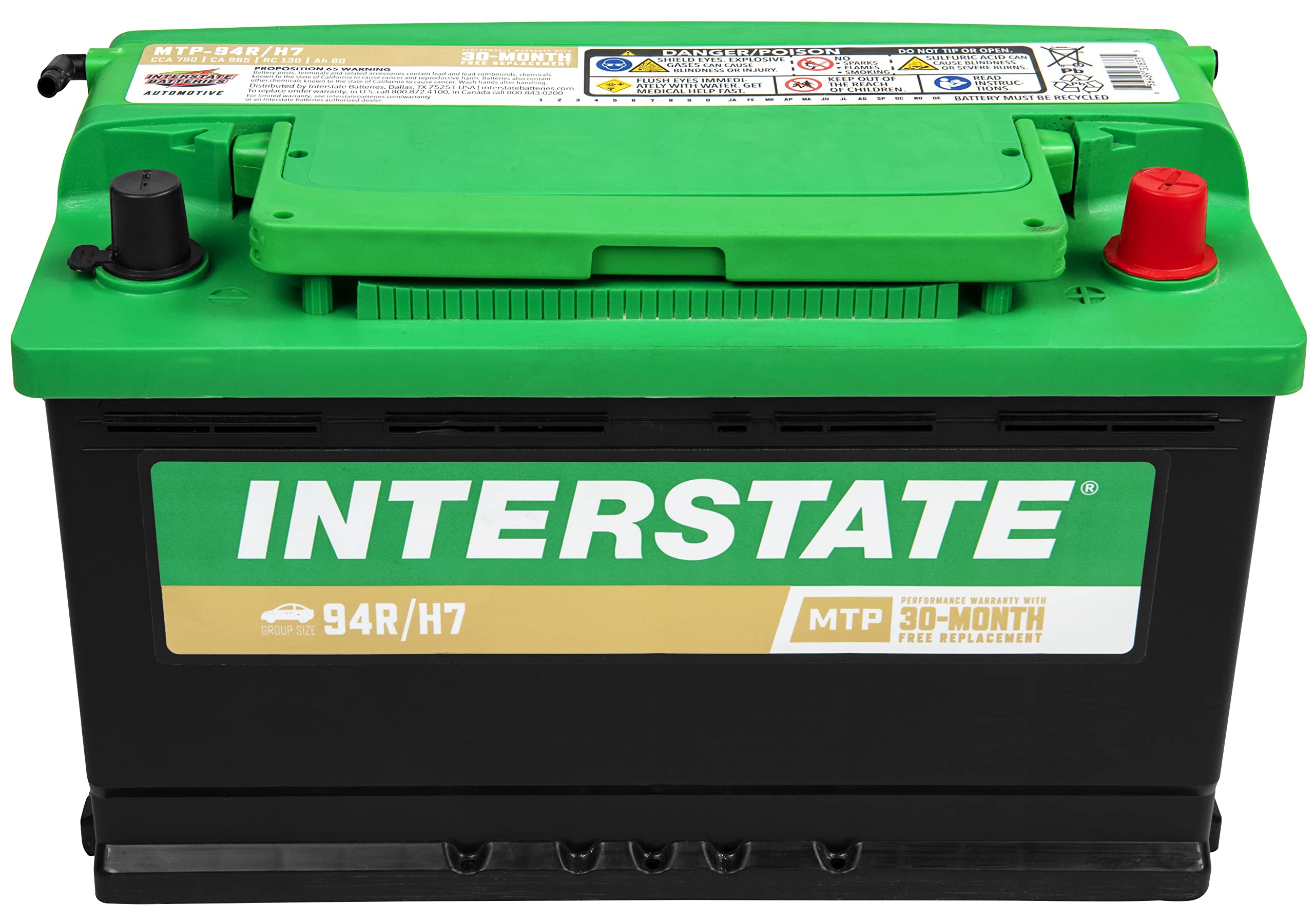 Interstate Batteries Group H7 Car Battery Replacement  12V, 790 CCA, 30 Month Wa