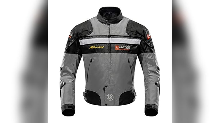BORLENI Motorcycle Jacket Review: Windproof, CE Armor, XXL Gray