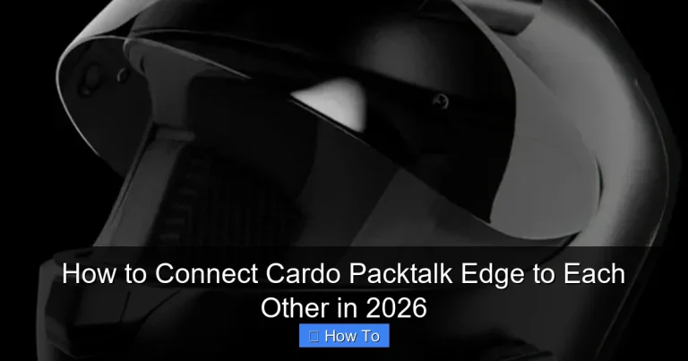 How to Connect Cardo Packtalk Edge to Each Other in 2026