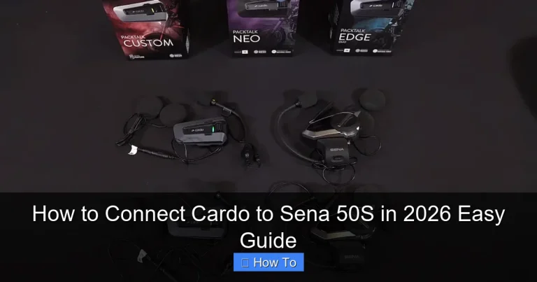 How to Connect Cardo to Sena 50S in 2026 Easy Guide