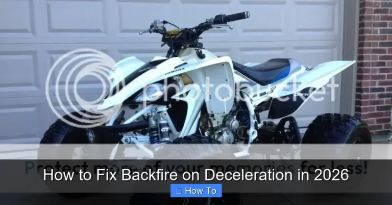 How to Fix Backfire on Deceleration in 2026