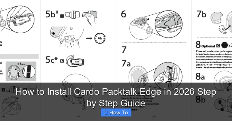 How to Install Cardo Packtalk Edge in 2026 Step by Step Guide