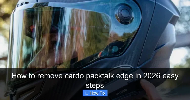 How to remove cardo packtalk edge in 2026 easy steps