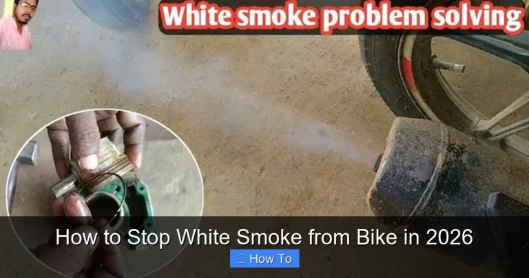 How to Stop White Smoke from Bike in 2026
