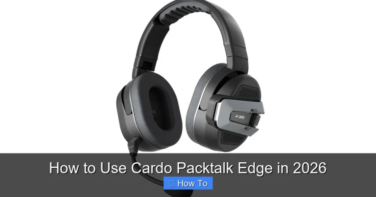 How to Use Cardo Packtalk Edge in 2026