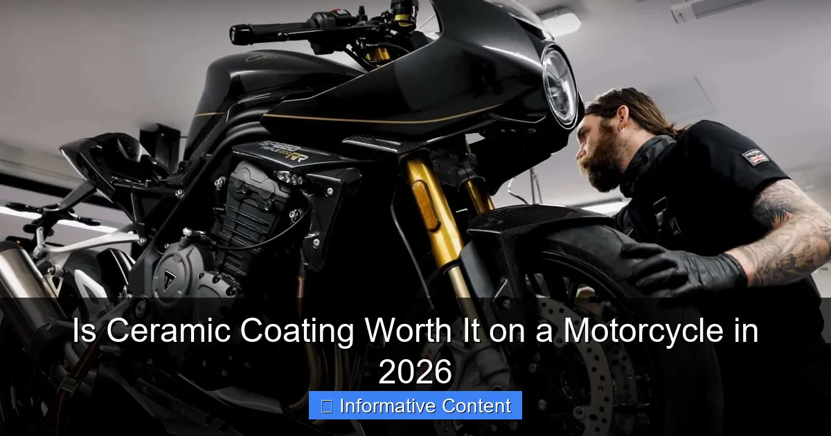 Is Ceramic Coating Worth It on a Motorcycle in 2026