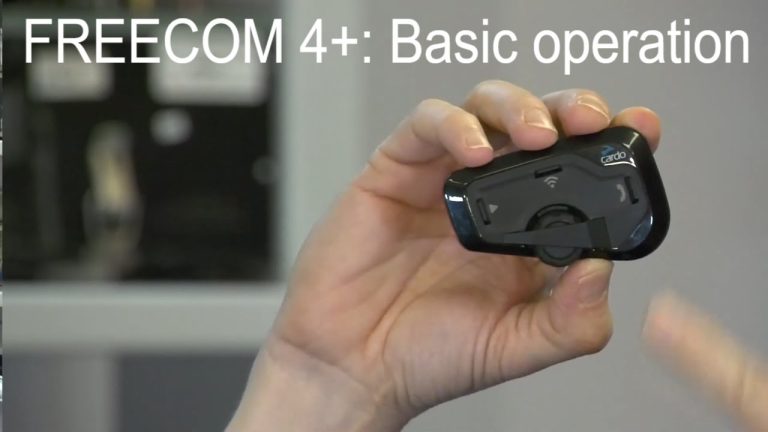 How To Use Cardo Freecom 4x