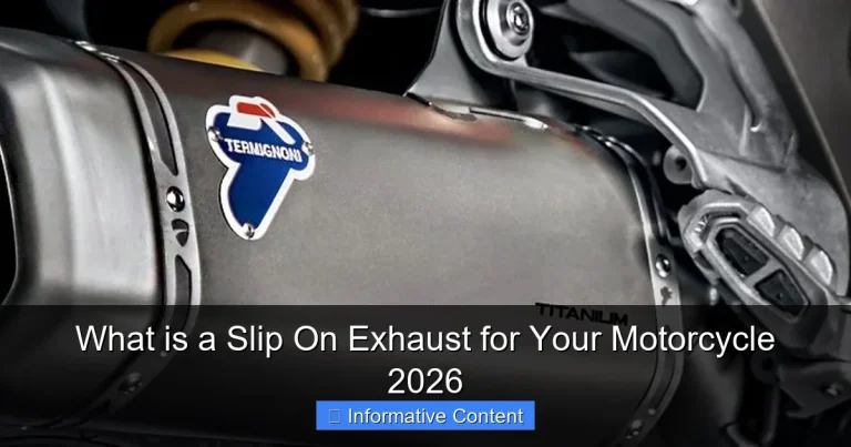 What is a Slip On Exhaust for Your Motorcycle 2026