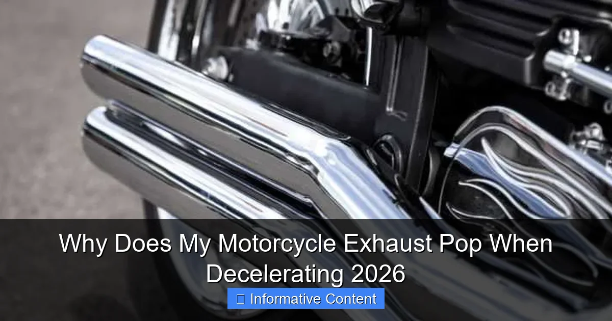 Why Does My Motorcycle Exhaust Pop When Decelerating 2026 1 Why Does My Motorcycle Exhaust Pop When Decelerating 2026
