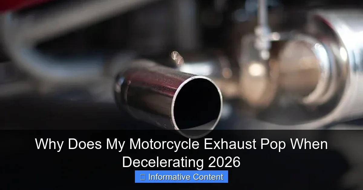 Why Does My Motorcycle Exhaust Pop When Decelerating 2026 2 Why Does My Motorcycle Exhaust Pop When Decelerating 2026
