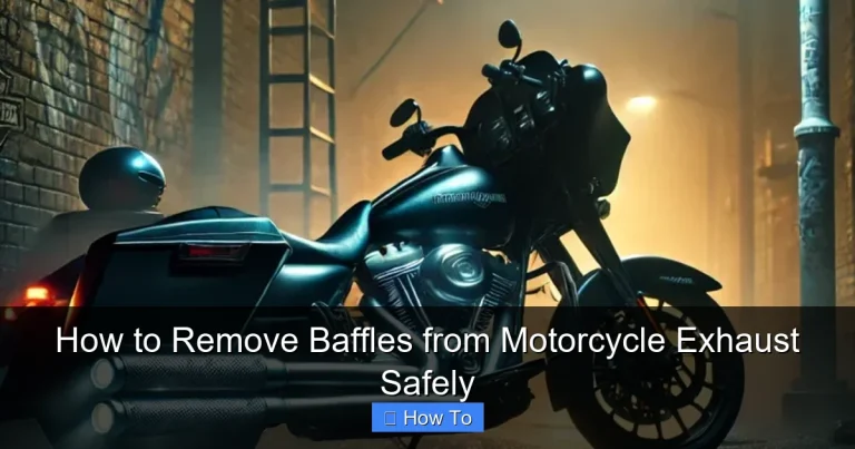 How to Remove Baffles from Motorcycle Exhaust Safely ? 2 How to Remove Baffles from Motorcycle Exhaust Safely