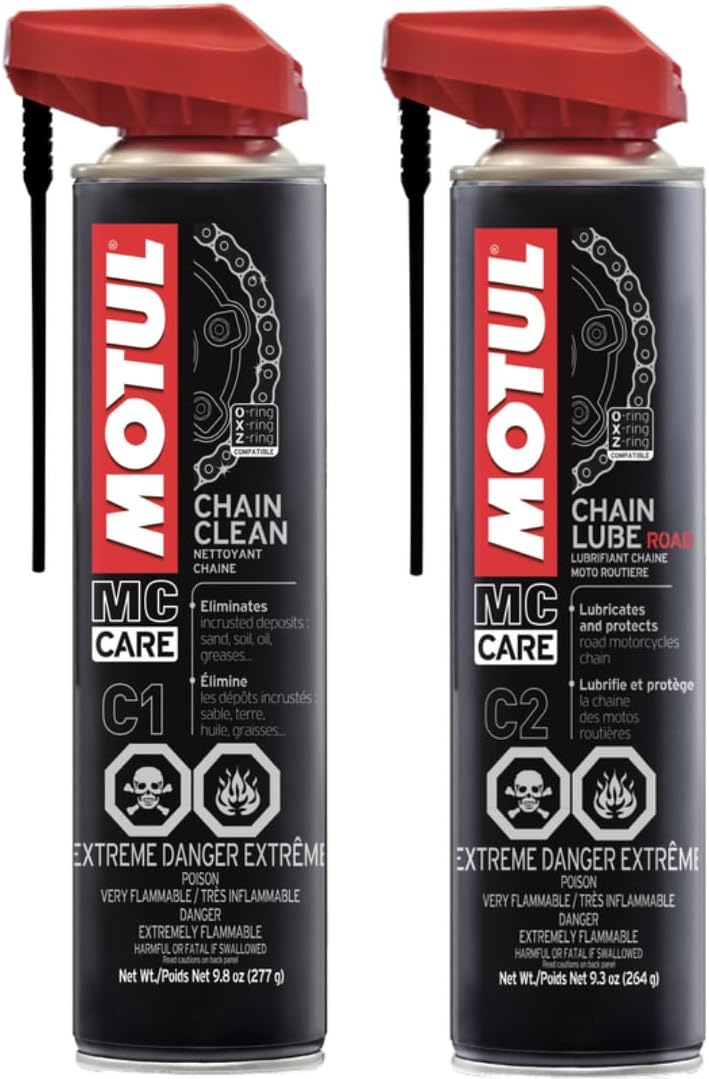 Motul C1 Chain Clean & C2 Chain Lube Road Bundle